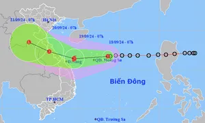 Áp thấp nhiệt đới hướng vào Bắc và Trung Trung Bộ